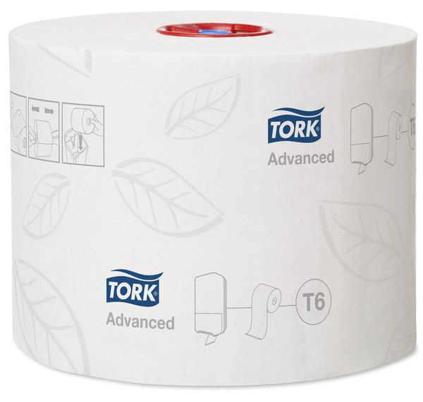 Tork Midi Toilettenpapier Weiß T6
